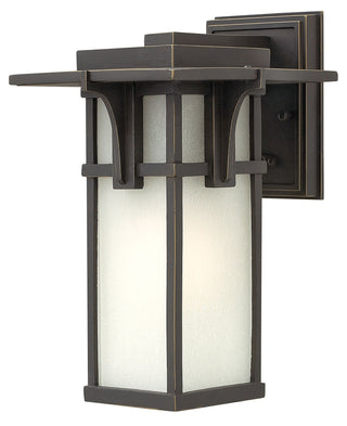 Manhattan Small Wall Mount Lantern in Oil Rubbed Bronze