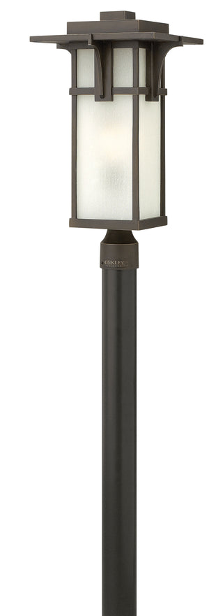 Manhattan Large Post Mount Lantern in Oil Rubbed Bronze
