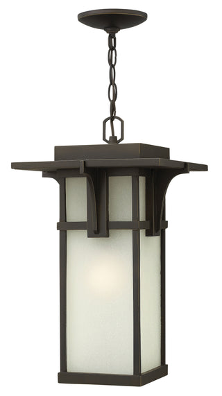 Manhattan Medium Hanging Lantern in Oil Rubbed Bronze