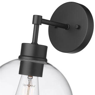 Basin 1-Light Outdoor Wall Sconce Powder Coated Black