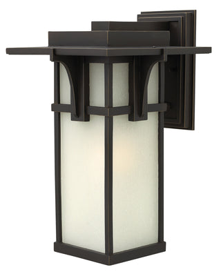 Manhattan Medium Wall Mount Lantern in Oil Rubbed Bronze