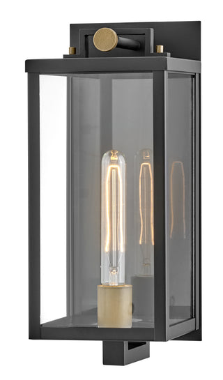 Catalina Medium Wall Mount Lantern in Black