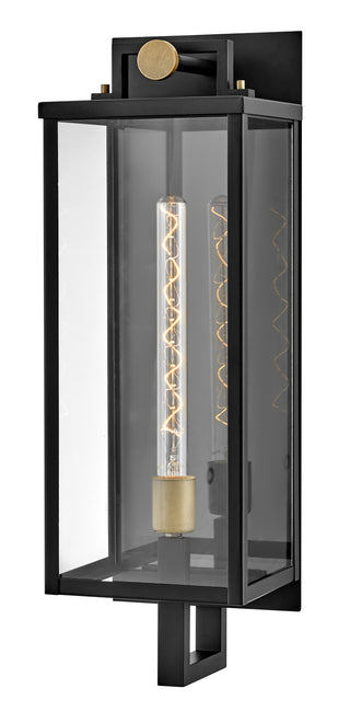 Catalina Large Wall Mount Lantern in Black