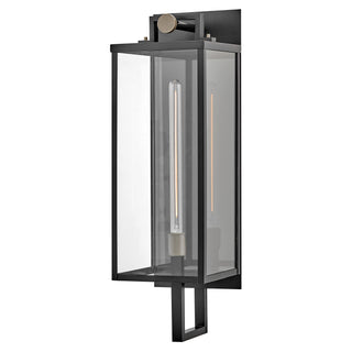 Catalina Large Wall Mount lantern in Black