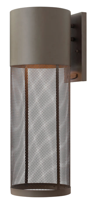 Aria Large Wall Mount Lantern in Buckeye Bronze