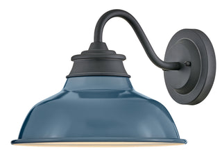 Wallace Medium Wall Mount Barn Light in Museum Black