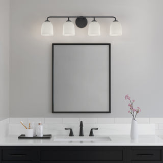 Norah 4-Light Vanity Matte Black