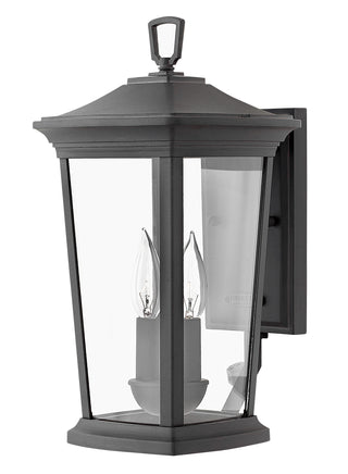 Bromley Medium Wall Mount Lantern in Museum Black