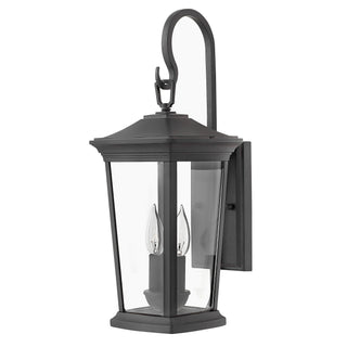 Bromley Medium Wall Mount Lantern in Museum Black