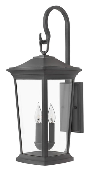 Bromley Large Wall Mount Lantern in Museum Black