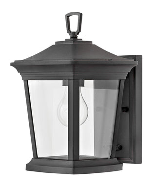 Bromley Small Wall Mount Lantern in Museum Black
