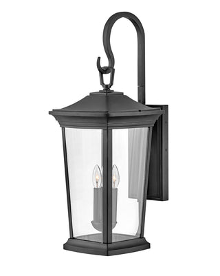 Bromley Large Wall Mount Lantern in Museum Black