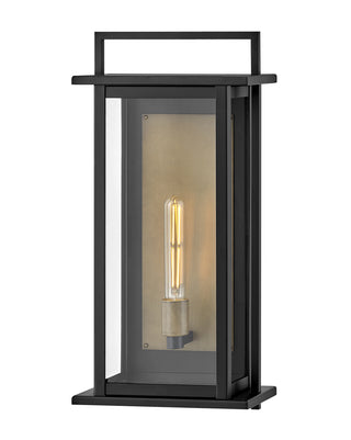 Langston Large Wall Mount Lantern in Black
