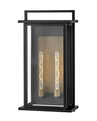 Langston Large Wall Mount Lantern in Black