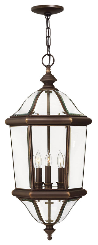 Augusta Large Hanging Lantern in Copper Bronze