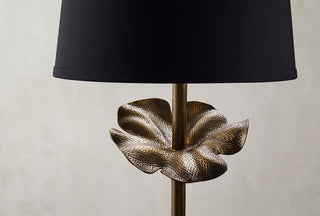 Metamorphosis One Light Table Lamp in Antique Brass/Black