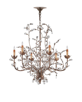 Crystal Bud Six Light Chandelier in Cupertino