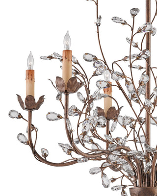 Crystal Bud Six Light Chandelier in Cupertino