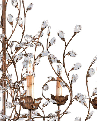 Crystal Bud Eight Light Chandelier in Cupertino