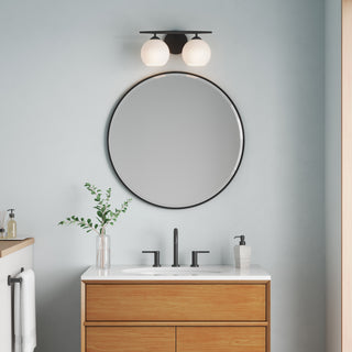 Kimorra 2-Light Vanity Matte Black
