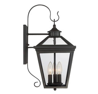 Ellijay Three Light Wall Lantern in English Bronze