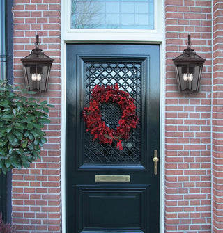 Ellijay Four Light Outdoor Wall Lantern in English Bronze
