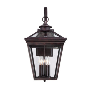 Ellijay Four Light Outdoor Wall Lantern in English Bronze
