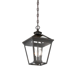 Ellijay Three Light Hanging Lantern in English Bronze