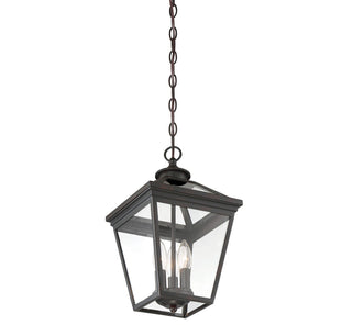Ellijay Three Light Hanging Lantern in English Bronze