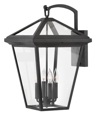 Alford Place Large Wall Mount Lantern in Museum Black