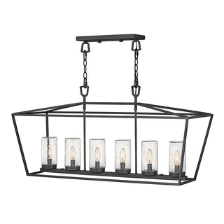 Alford Place Medium Six Light Linear 12v in Museum Black