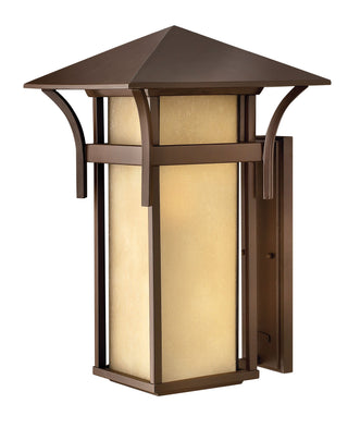 Harbor Medium Wall Mount Lantern in Anchor Bronze