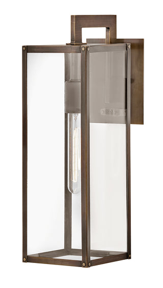 Max Medium Wall Mount Lantern in Burnished Bronze