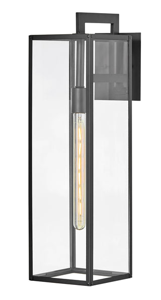 Max Large Wall Mount Lantern in Black