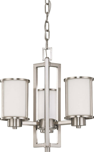 Nuvo Lighting - 60-2851 - Three Light Chandelier - Odeon - Brushed Nickel