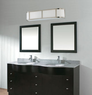 Odeon Three Light Wall Sconce in Brushed Nickel