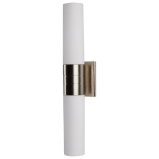 Link Two Light Wall Sconce in Brushed Nickel