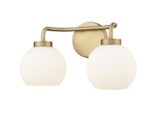 Oprah 2-Light Vanity Vintage Brass