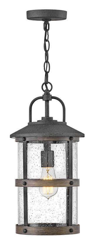 Lakehouse Medium Hanging Lantern in Aged Zinc