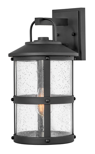 Lakehouse Medium Wall Mount Lantern in Black