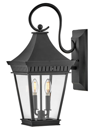 Chapel Hill Medium Wall Mount Lantern in Museum Black