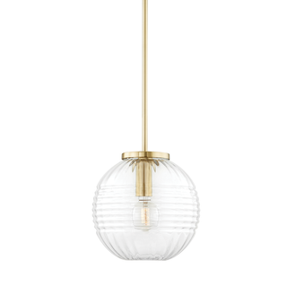 Bay Ridge Pendant with Aged Brass Finish