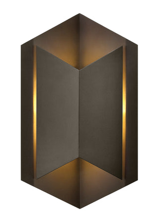 Lex Medium Wall Mount Lantern in Bronze