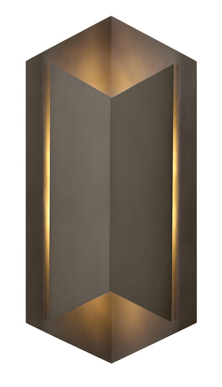 Lex Large Wall Mount Lantern in Bronze