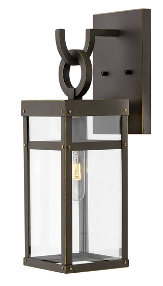 Porter Medium Wall Mount Lantern in Oil Rubbed Bronze