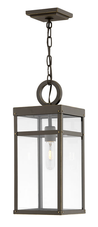 Porter Medium Hanging Lantern in Oil Rubbed Bronze