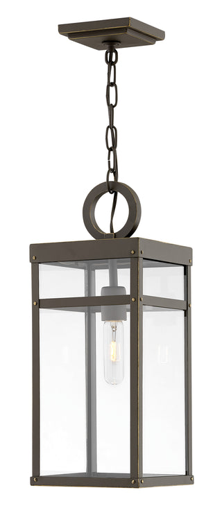 Porter Medium Hanging Lantern in Oil Rubbed Bronze