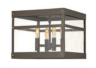 Porter Small Flush Mount in Oil Rubbed Bronze
