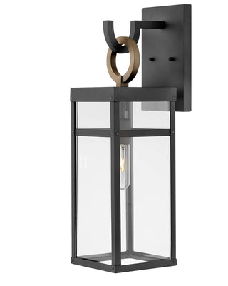 Porter Large Wall Mount Lantern in Black