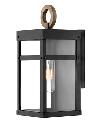 Porter Small Wall Mount Lantern in Black